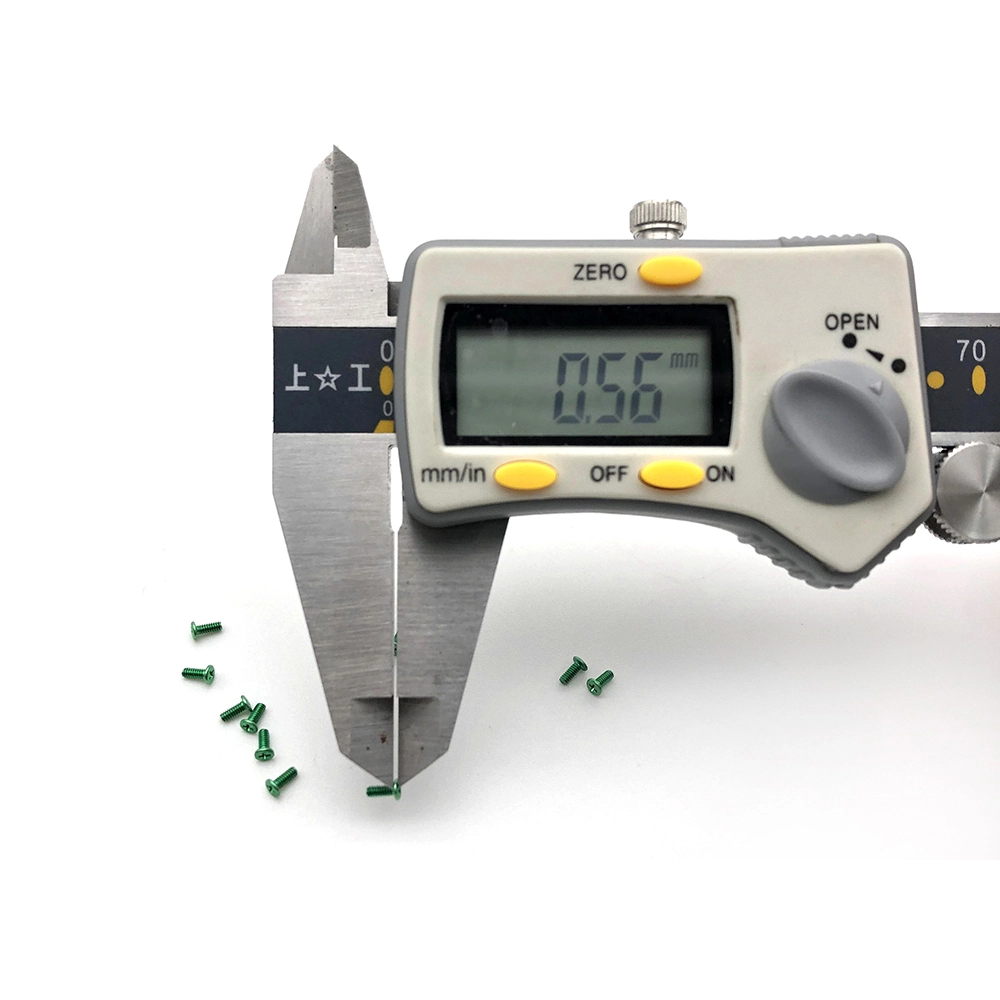 Good Quality Green plain Cross Pan Head Thread Machine Screw micro cross screw 1