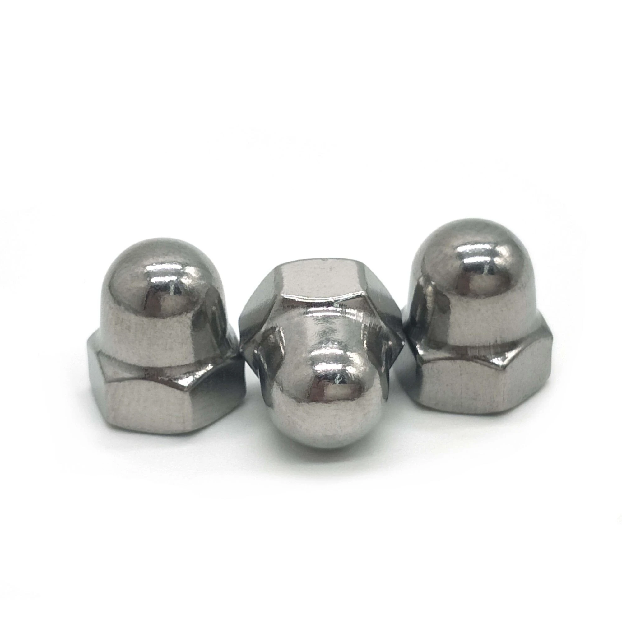 High quality hex dome cap nuts m6 m8 DIN1587 long acorn lock nuts 1