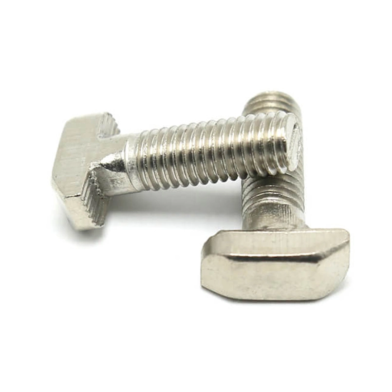 Chuanghe - China wholesale manufacturers stainless steel 316 t slot shaped nut track bolt for aluminum profile m6 m8 m5 Square Head T Bolt t bolts 1