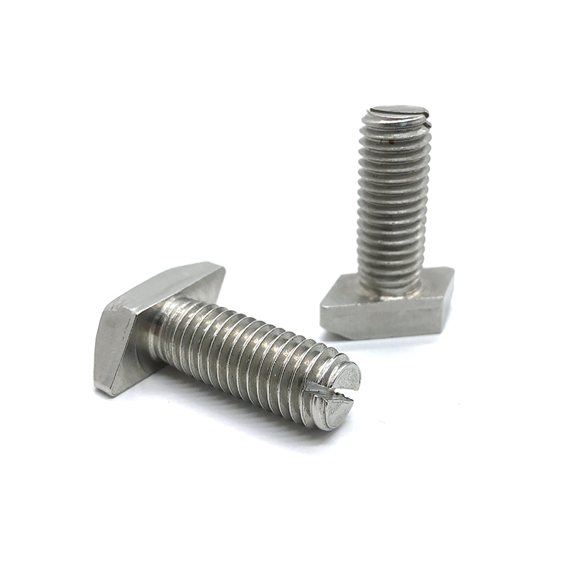 Chuanghe - China wholesale manufacturers stainless steel 316 t slot shaped nut track bolt for aluminum profile m6 m8 m5 Square Head T Bolt t bolts 10