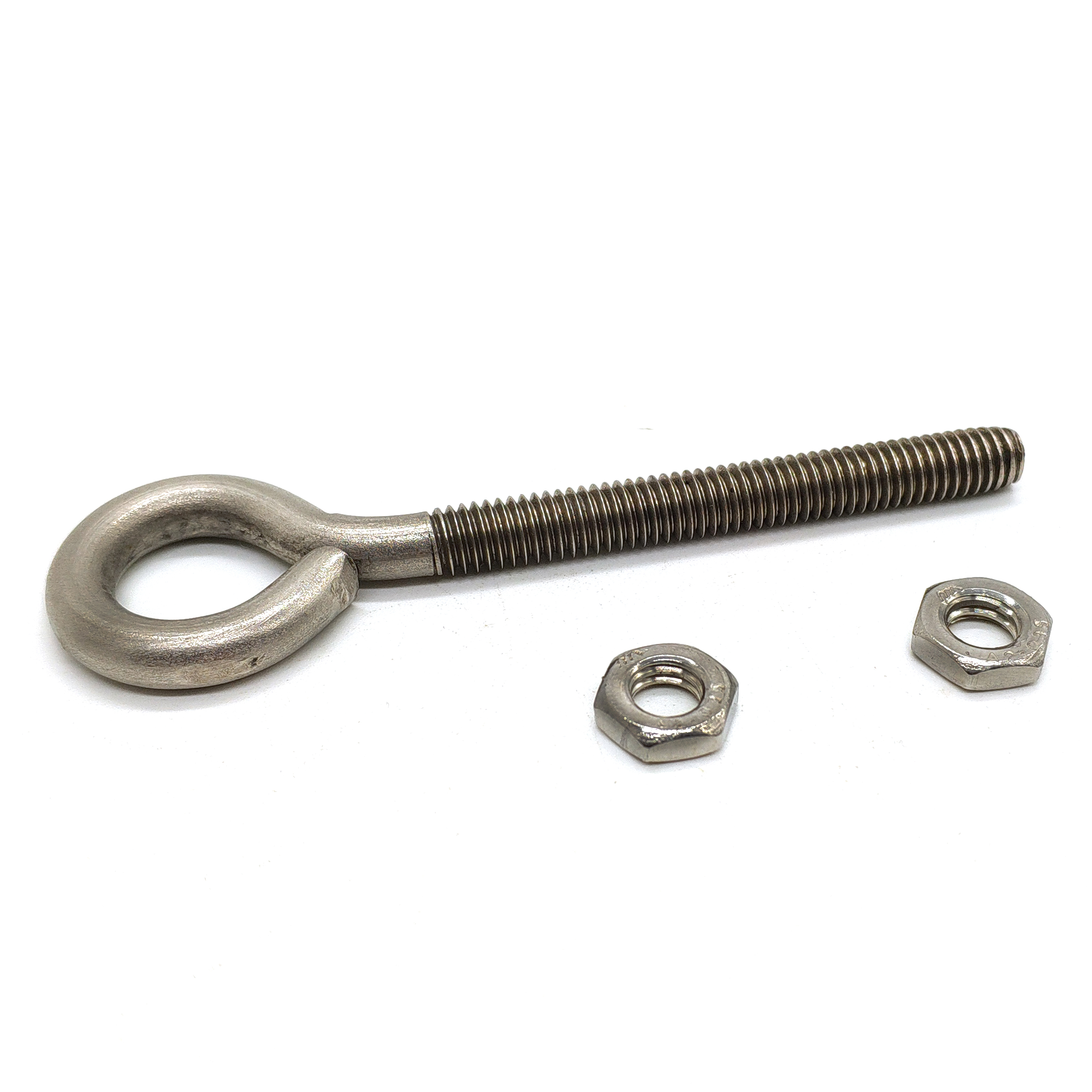 Chuanghe - China wholesale fastener DIN444 galvanized long hook forged lifting round ring m2 m4 m12 stainless steel screw eye bolt and nut eye bolts 4