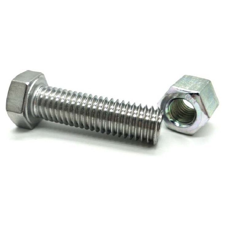 Chuanghe - China Wholesale price different types full thread stainless steel m6 m8 m10 m12 m17 m30 hexagon head bolt and nut outer hex bolt hex bolts 6