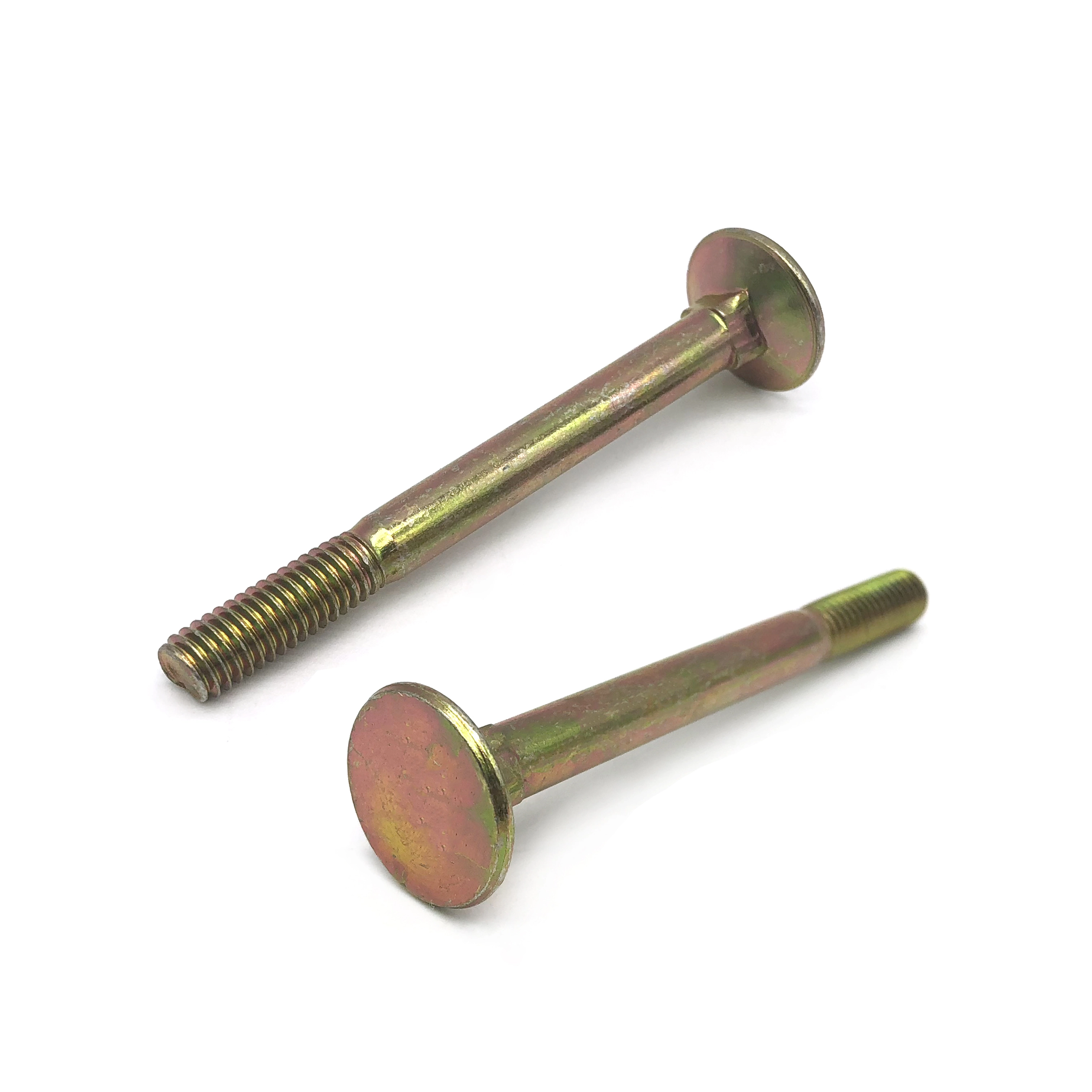 Chuanghe - China Factory direct heavy duty flat head gold 10 1/2 m5 m6 m9 plow long square neck bolt brass carriage bolt and nut m3 m4 Carriage bolt 1