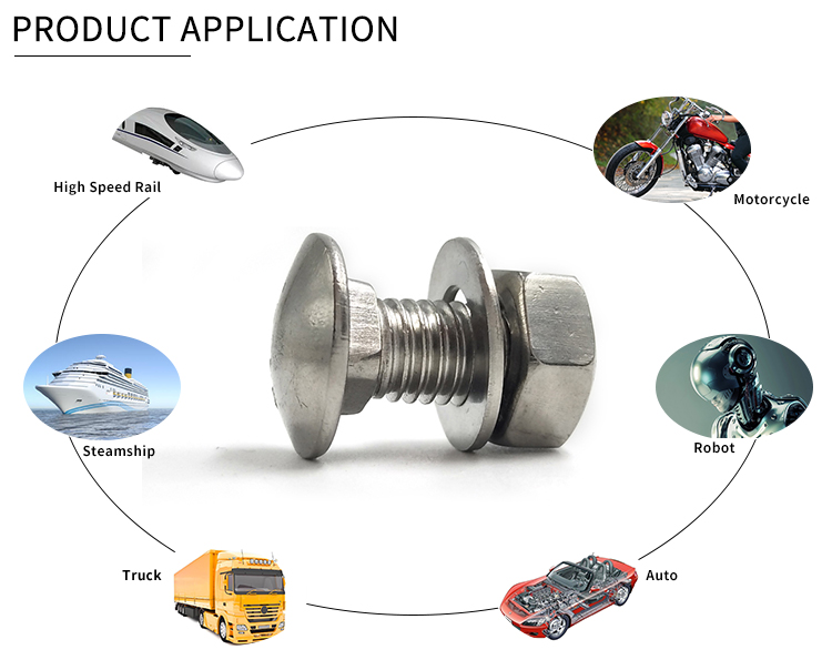 China Factory direct heavy duty flat head gold 10" 1/2 m5 m6 m9 plow long square neck bolt brass carriage bolt and nut m3 m4