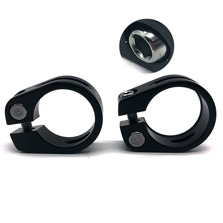 Chuanghe - China wholesale clamp black red blue pink 36.4 35mm 34.9 mm 36.4 mm 38.6 mm mtb bike seatpost clamp bicycle clamp 5