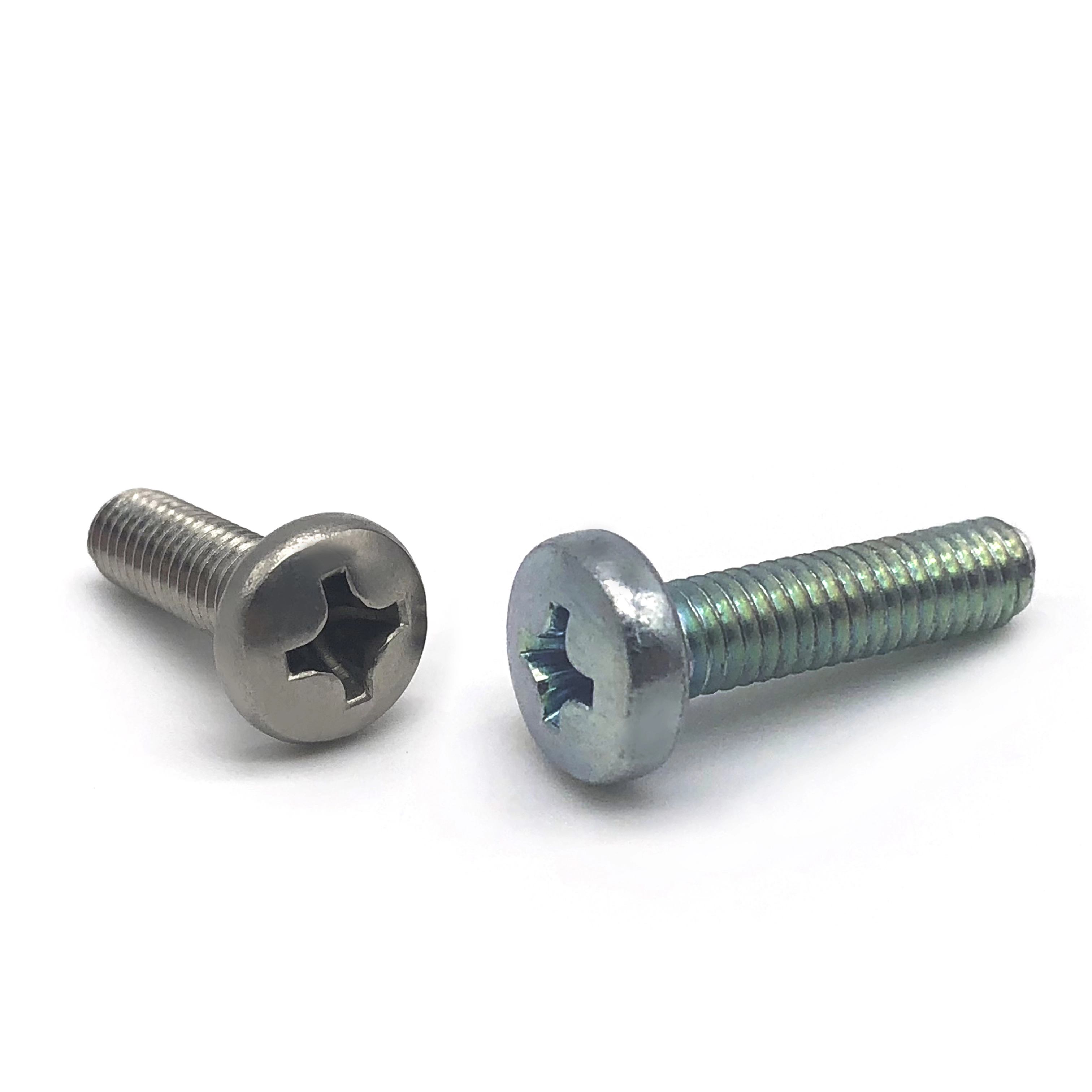 Chuanghe - Factory Carbon Steel Zinc Plated Cross Head screw Stainless Steel Thread Locking Pan Head Machine Screws Pan head screw 1