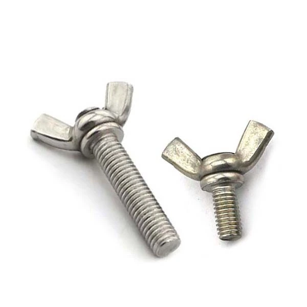 Chuanghe - 304 Stainless Steel Claw Hand Tighten M3 M4 M5 M6 M8 M10 Butterfly Wing Head Thumb Screws Wing Bolt DIN316 Wing screw 1