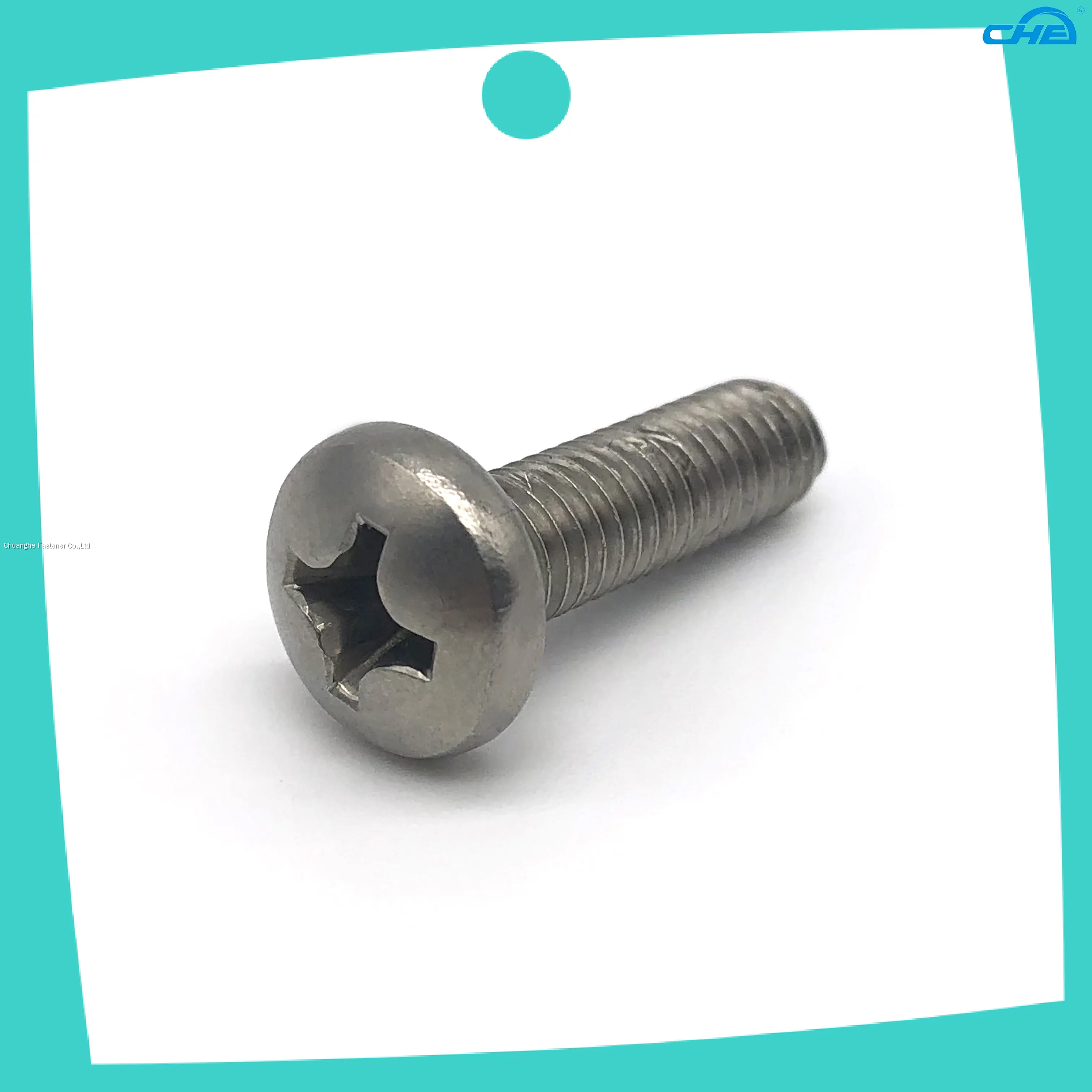 Custom cross recessed pan head screw supply Manufacturer | Chuanghe Fastener 1