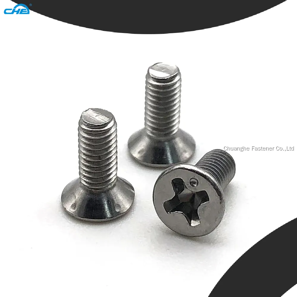 Chuanghe Fastener | best m3 flat head screw factory 1
