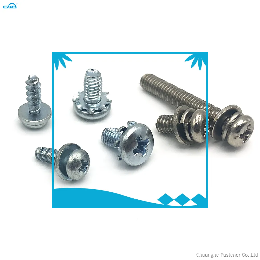 New combination head screw supply | Chuanghe Fastener 1