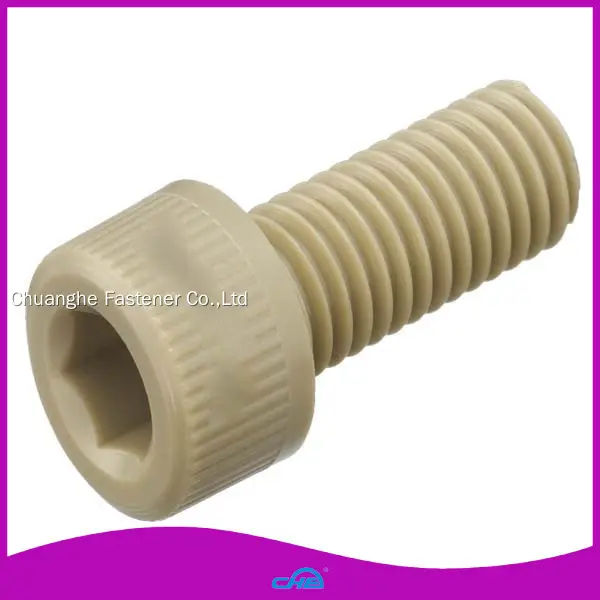 Custom white plastic screws suppliers Manufacturer | Chuanghe Fastener 1