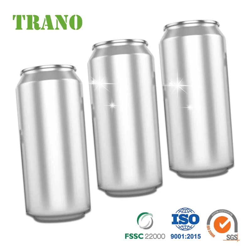 Empty Blank Custom Printed Beverage Aluminum Beer Cans 1L 1