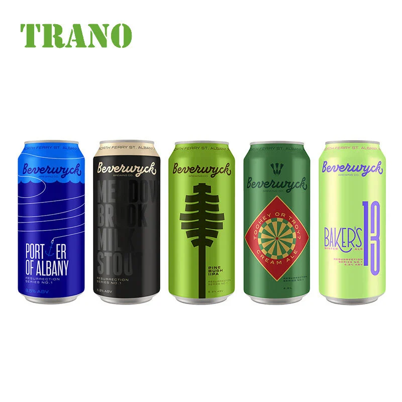 Empty Blank Custom Printed Beverage Aluminum Juice Cans 500ml 1