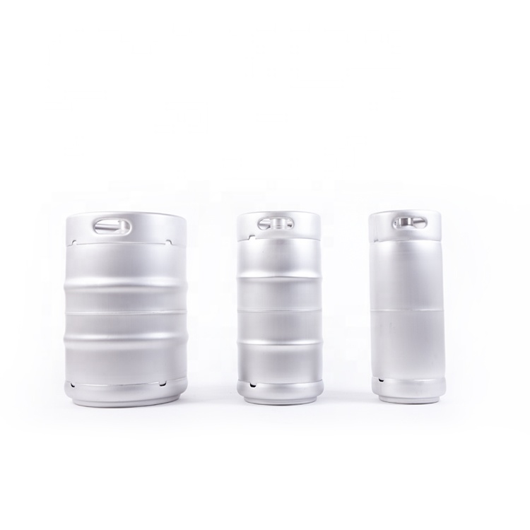 Fûts de bière vides en acier inoxydable de qualité alimentaire, 50 l, 5 l et 1/2 pouce, à vendre. 1