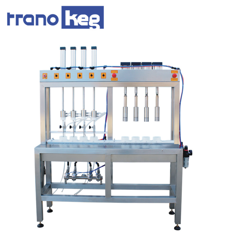 Ligne de production de machines automatiques à double tête pour le nettoyage et le remplissage de fûts de tirage. 5