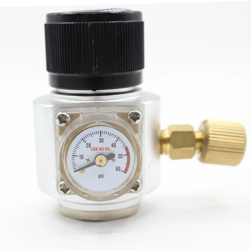 самодельный регулятор CO2, манометр, мини-регулятор газа, пивная бочка, кег, гроулер 1