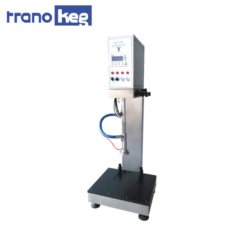 one station Semi Beer Keg Filling Machine Automatic Equipment beer keg Filling machine 1