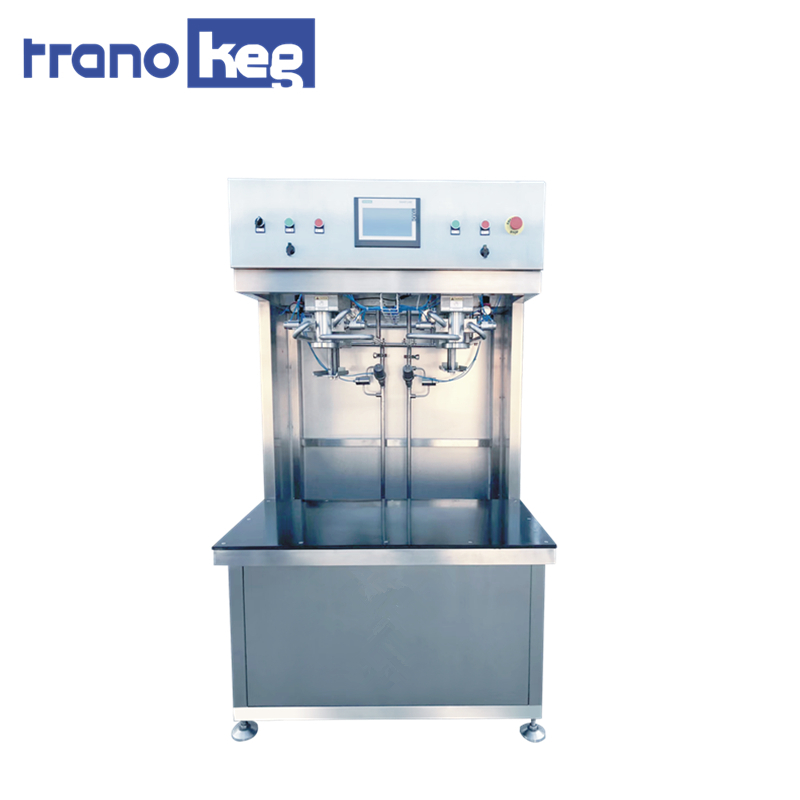 one station Semi Beer Keg Filling Machine Automatic Equipment beer keg Filling machine 2