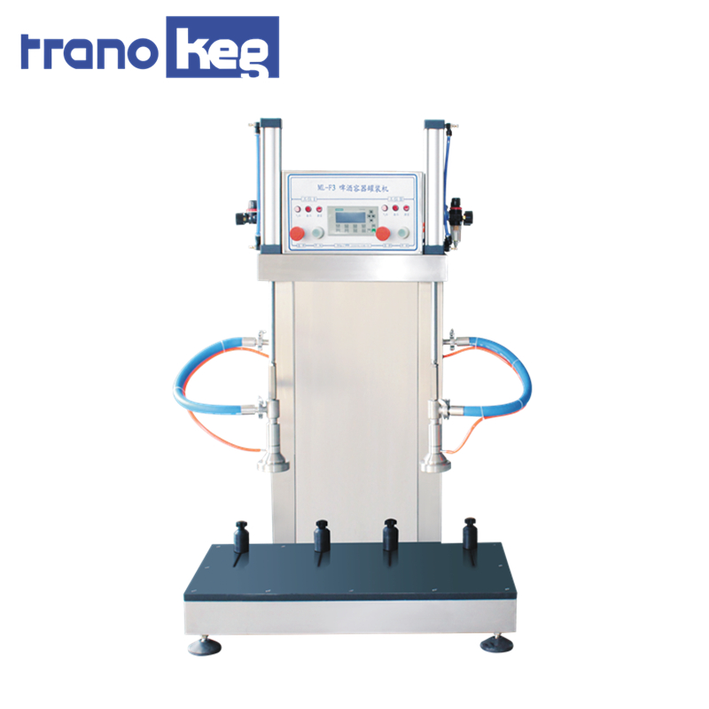 one station Semi Beer Keg Filling Machine Automatic Equipment beer keg Filling machine 3