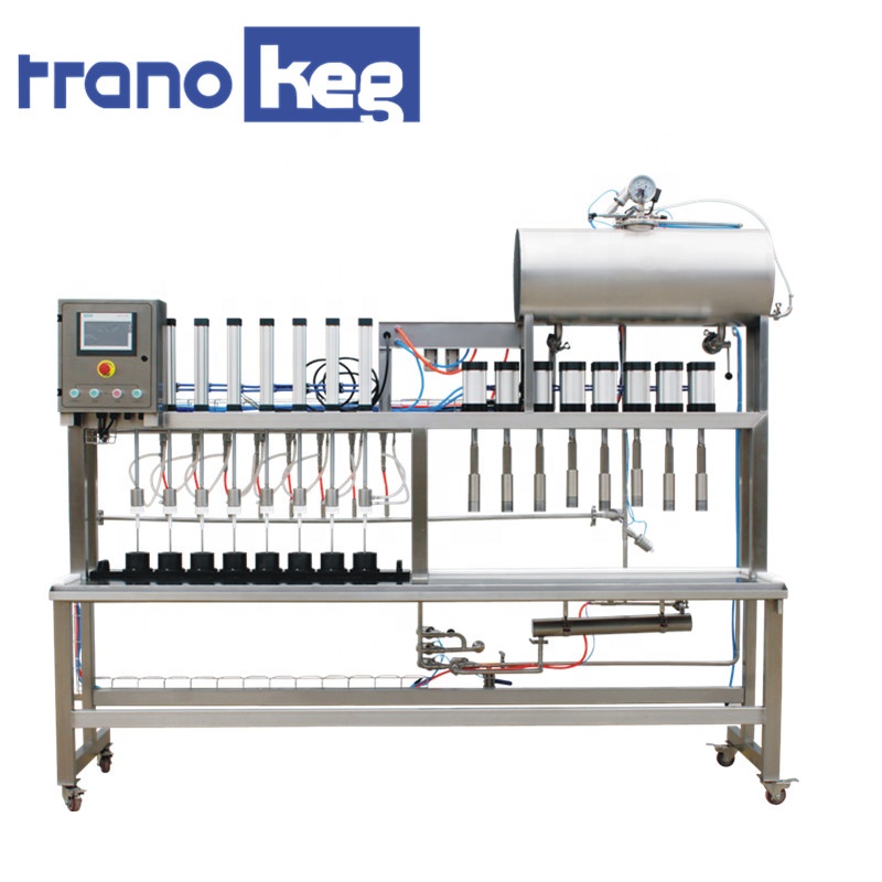 Ligne de production Trano Factory pour le remplissage de fûts, le lavage et le remplissage de bouteilles en acier inoxydable - Équipement pour brasseries artisanales 4