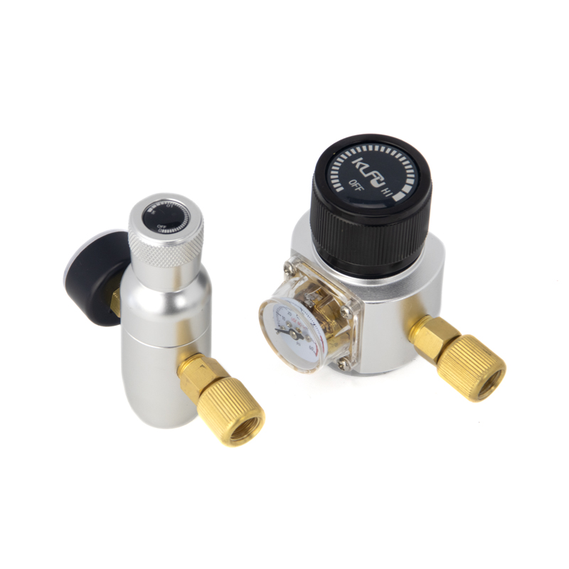 kit de chargeur de CO2 portable pour fût de bière, adaptateur et régulateur de répartition 1