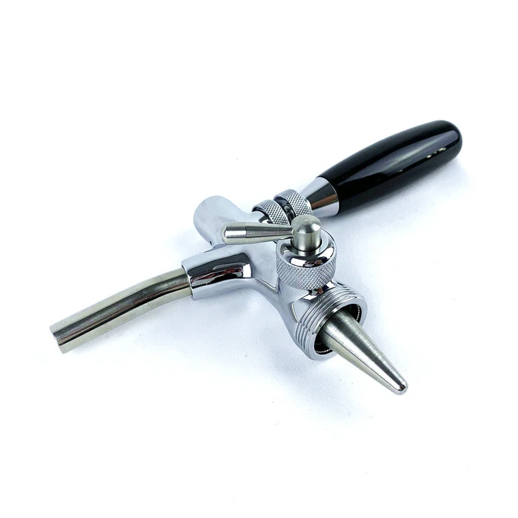 Dispensador de cerveza artesanal de barril dorado con control de flujo, fermentador y grifo electrónico de cerveza Tap1 1