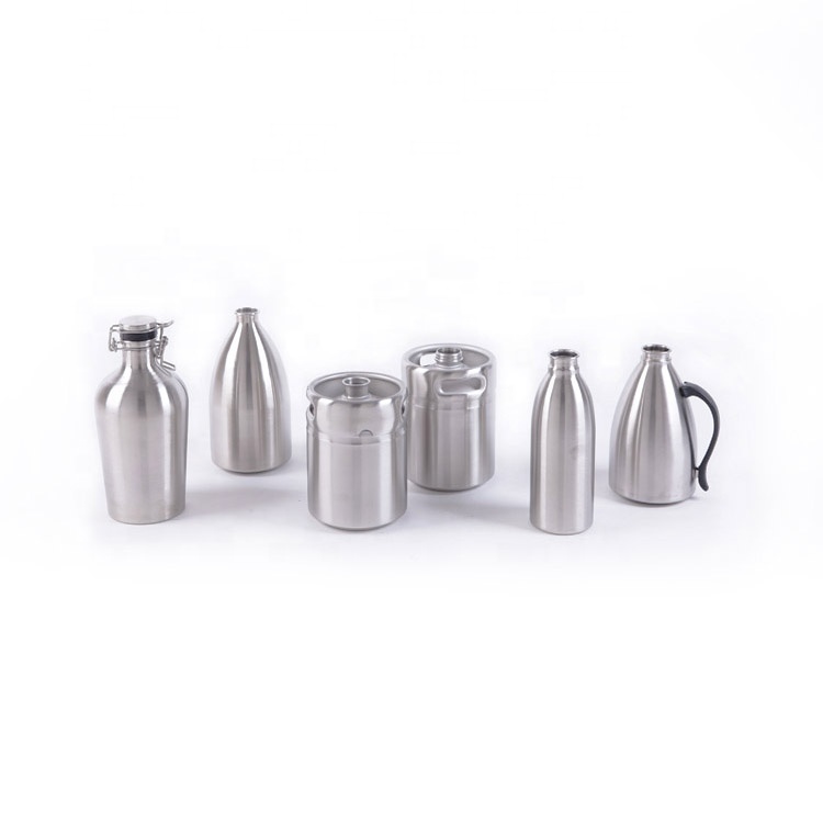 fût de bière miniature pressurisé en acier inoxydable de qualité alimentaire, format grossiste, 64 bouteilles, 2 l et 5 l. 3