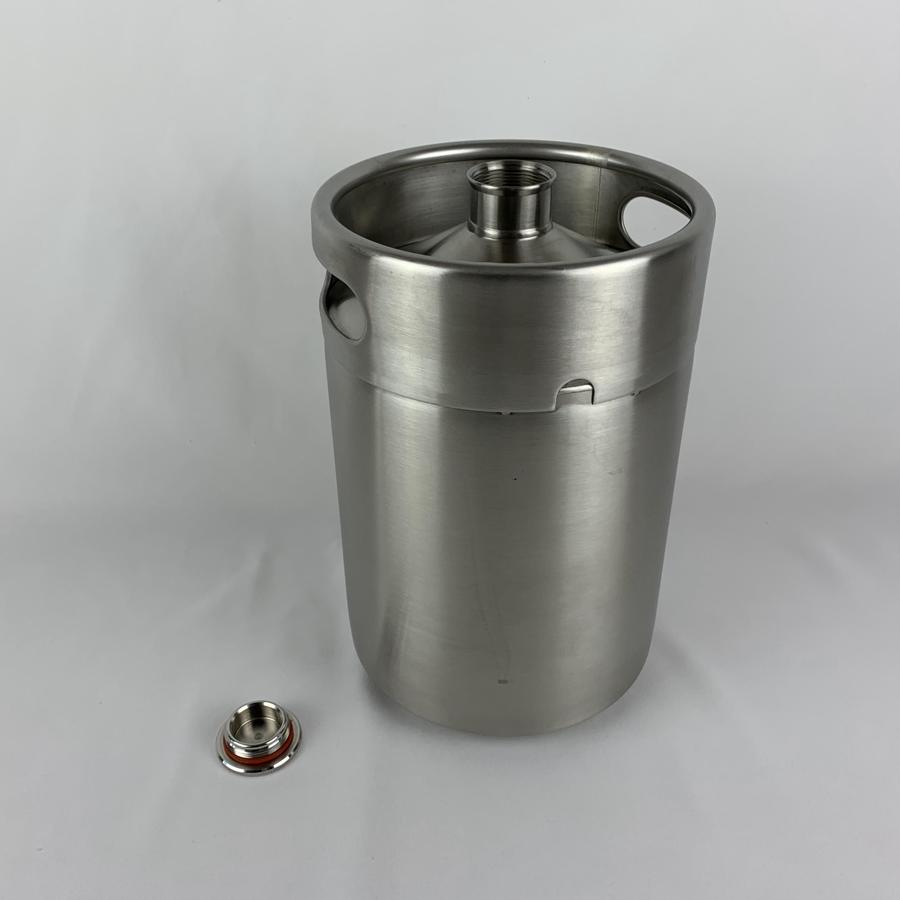 Draft beer barrel Dispenser for 5l growler litre tubes co2 keg with tap 3