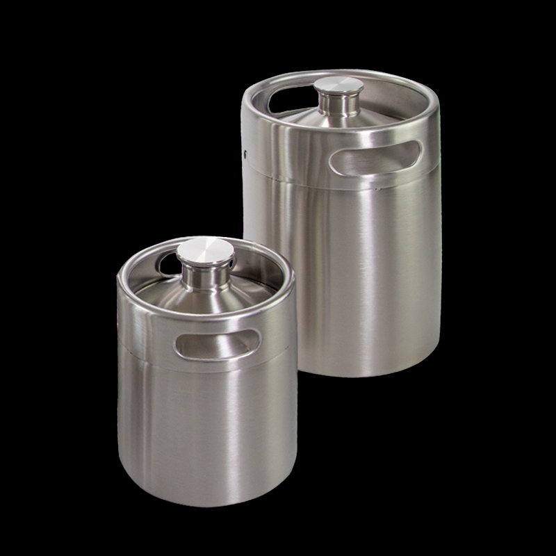Nouveau produit de haute qualité en promotion : mini-fût de bière Dimpl de 2 litres (64 oz) avec verrouillage à bille. 3