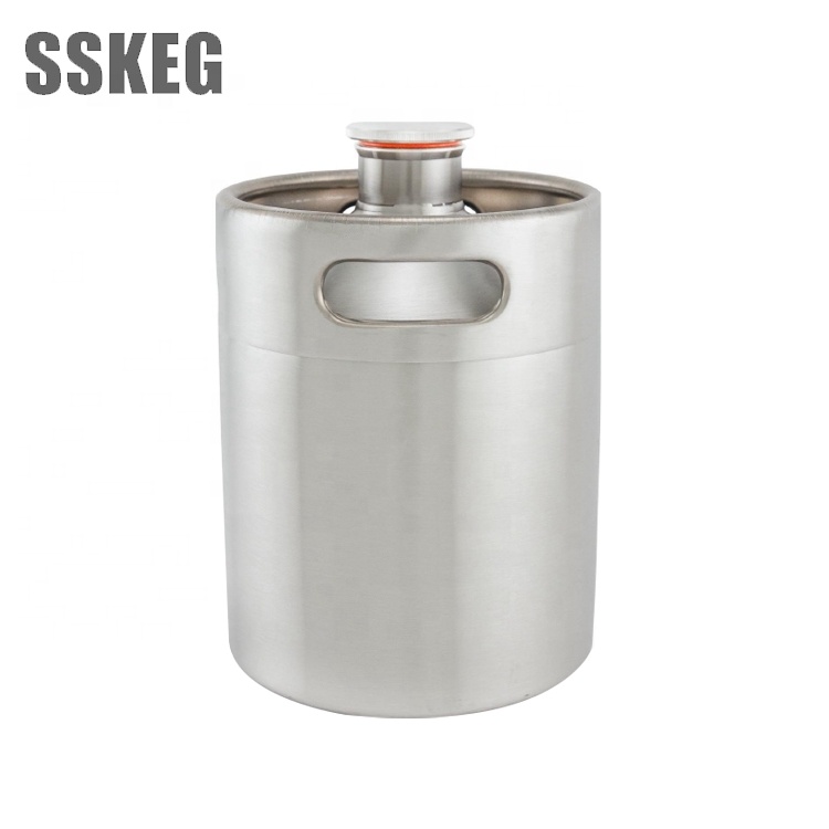 Quality-Assured Food Grade 304 Stainless Steel 64 oz growler keg 2