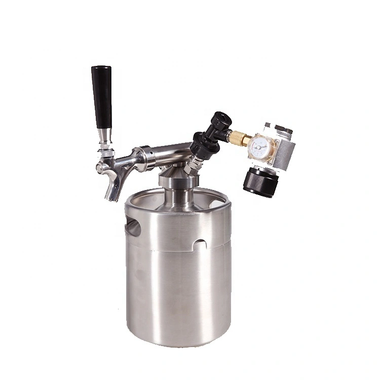 Fût à bière pressurisé à large ouverture en acier inoxydable SSKEG de 2 litres (64 oz) 1