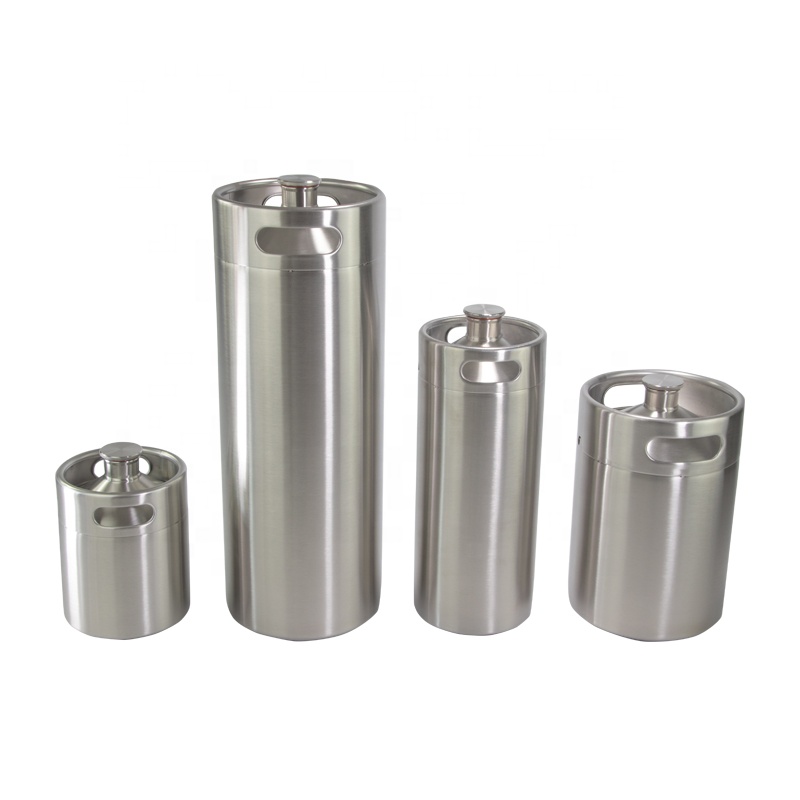 Fût à bière pressurisé à large ouverture en acier inoxydable SSKEG de 2 litres (64 oz) 6