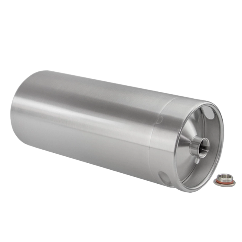 Fût à bière en acier inoxydable de 4 L et 128 oz avec robinet et lance à CO2 1