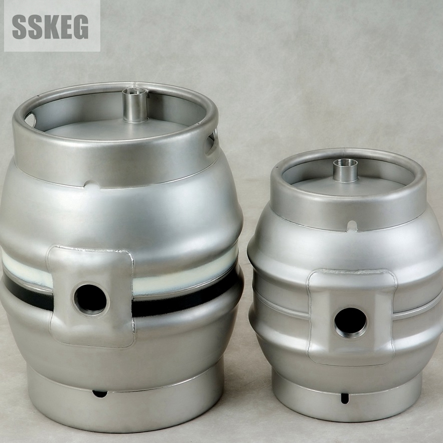 stainless steel growler wide mouth container 4.5 gallon metal beer barrel 6