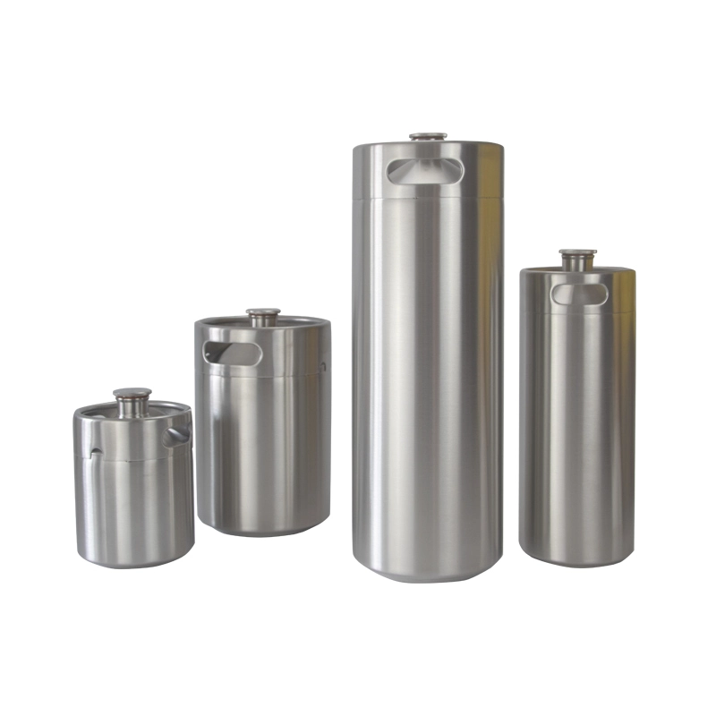 fût de bière miniature en acier inoxydable de 2 L, 3,6 L, 4 L, 5 L, 10 L, 64 oz et 128 oz. 1