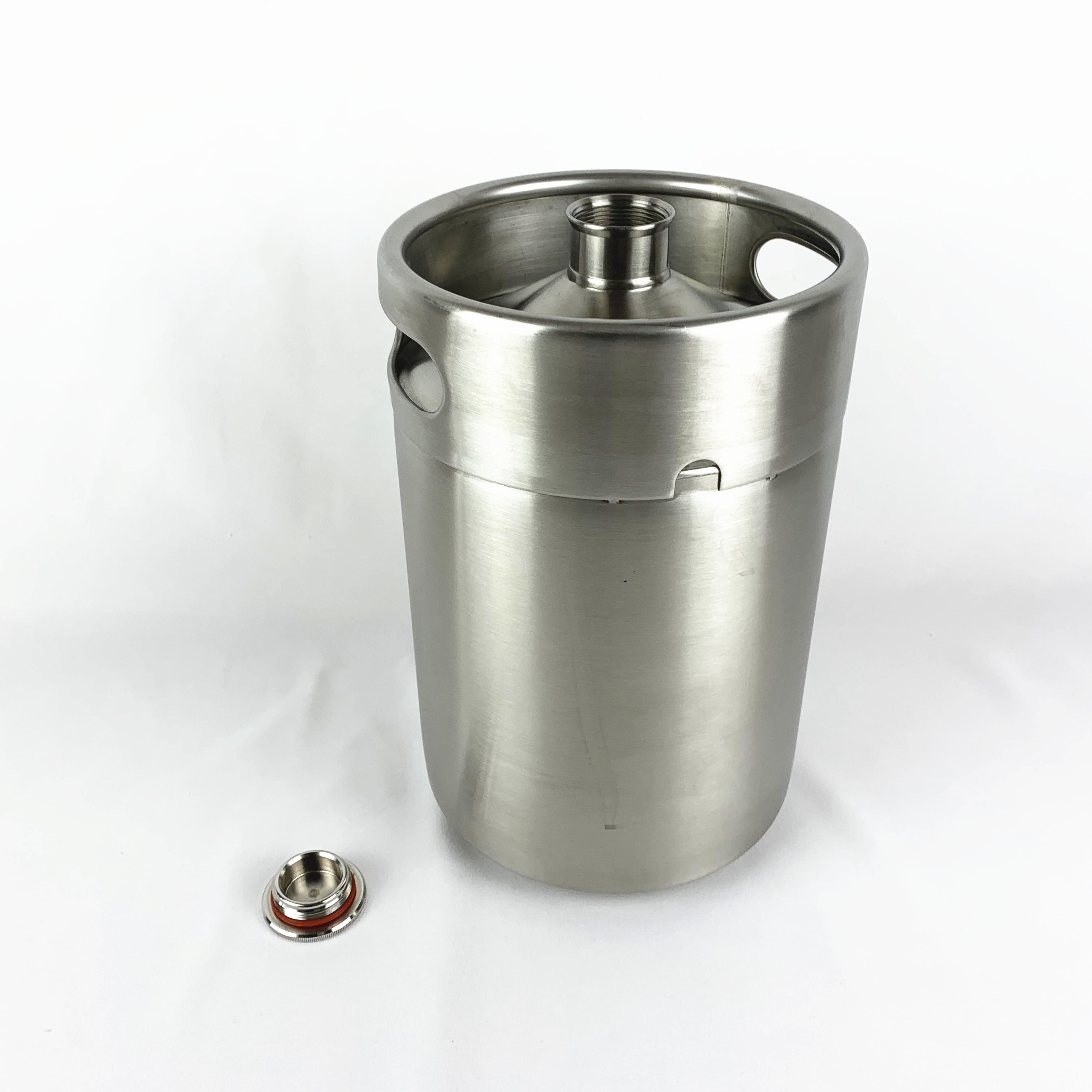 Mini fûts de bière de 5 litres en acier inoxydable, faciles à utiliser, avec robinet, disponibles à la vente. 3
