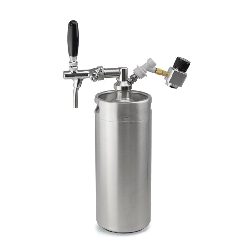 Best Price Good Feedback Beer Growler With Co2 tap 3