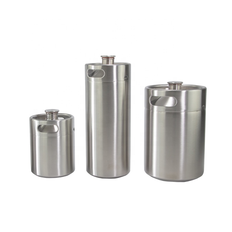mini fût de bière en acier inoxydable de 2 L, 4 L, 5 L et 64 oz 6