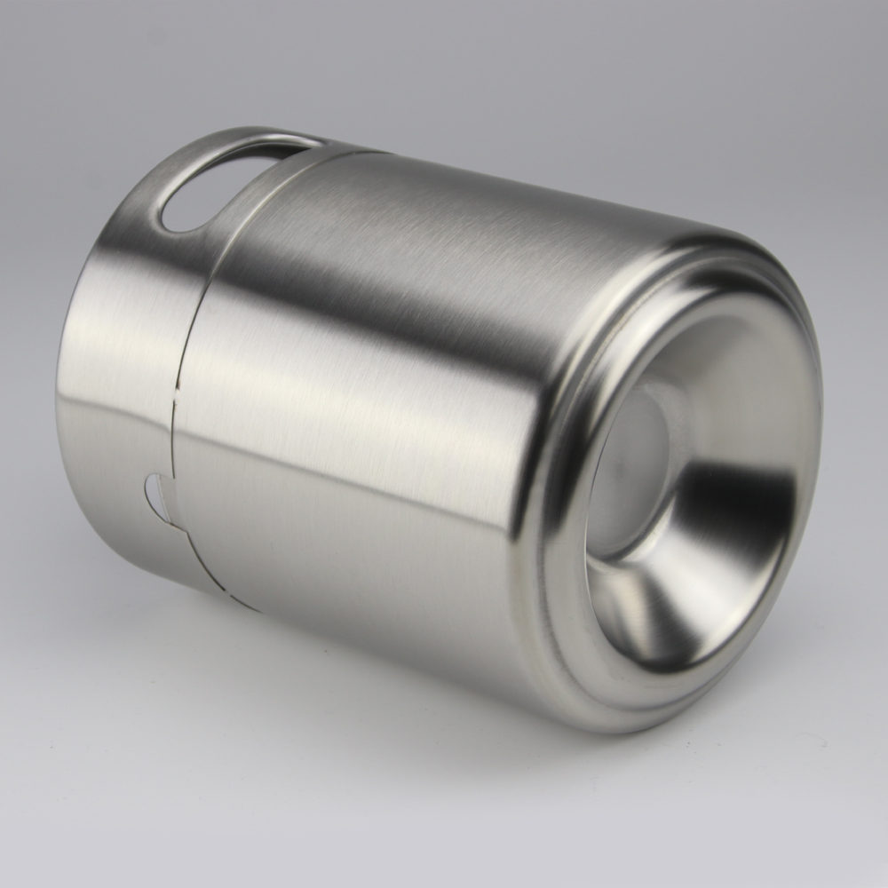 Mini fût/growler en acier inoxydable SSKEG-G2L, prix compétitif, logo personnalisé 4