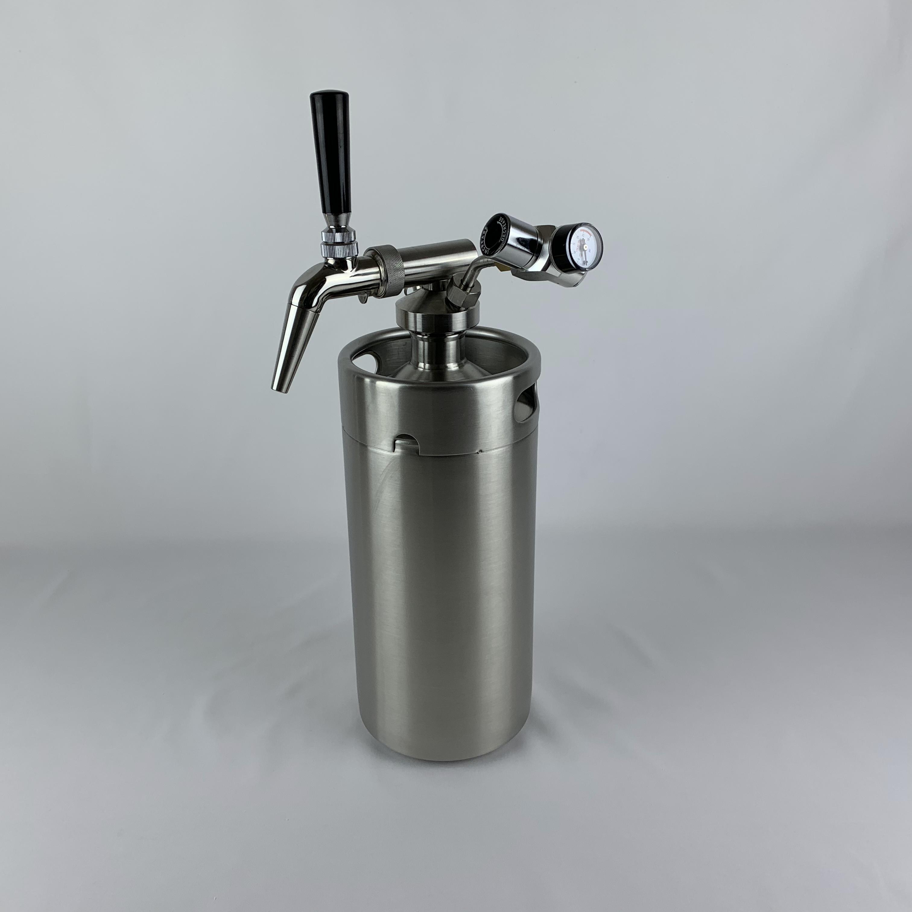 fûts de bière miniatures personnalisés de 3,6 litres en acier inoxydable 304 pour bars et fêtes, type growlers 3