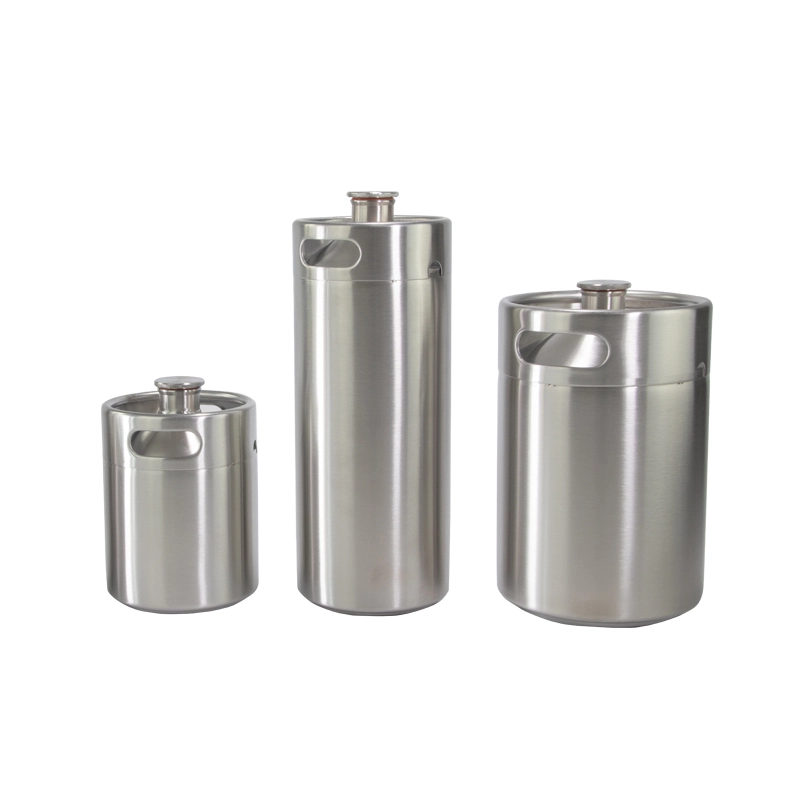 Mini-fût de 5 l, carbonatation à 60 psi, bouchon de prix, growler en acier inoxydable 304, lance à bière 1