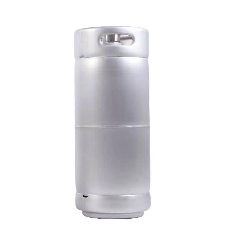 Fût de bière en acier inoxydable 304, commande possible de 1/6 baril (États-Unis). 1