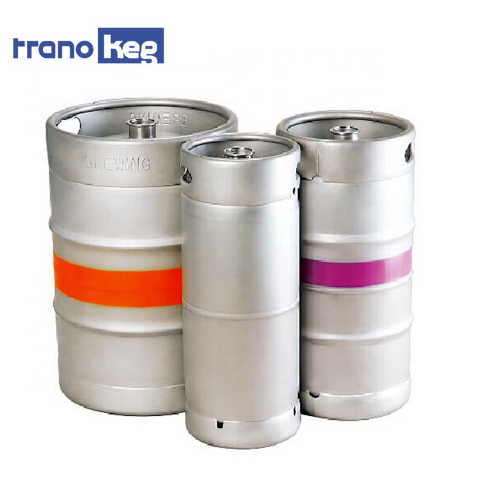Fût de bière US 20L (1/6 baril) en acier inoxydable AISI 304 de qualité alimentaire 5