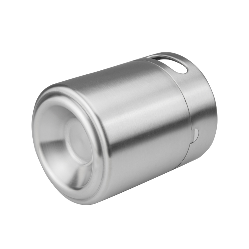 Fût de bière miniature de 5 litres pour brassage maison avec robinet distributeur et système de distribution de CO2 3