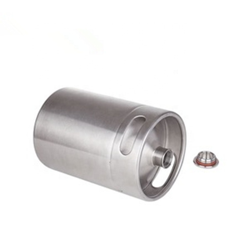 growler pressurisé en acier inoxydable personnalisé de 2 l, 5 l et 4 litres pour le brassage maison 2