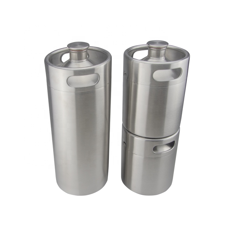 Mini-fût à bière en acier inoxydable de 1 L, 2 L, 3,6 L, 4 L, 5 L et 10 L 5