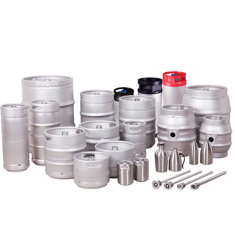 Food Grade AISI 304 20L 30L 50L Stainless Steel Draft Beer Barrel 1