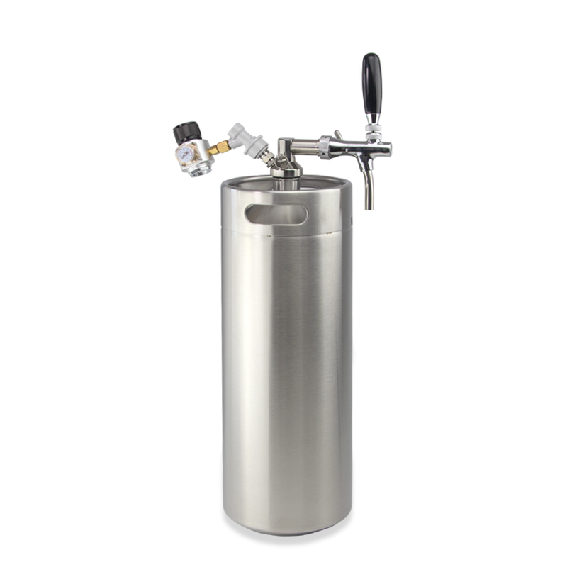 Distributeur de comptoir en acier inoxydable ultra tendance, mini fût de bière artisanal et growler 2