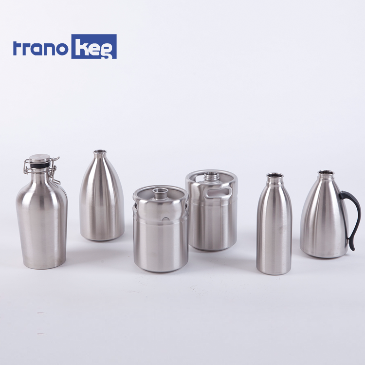 fût de bière miniature sskeg 170oz en acier inoxydable, 5 l 5