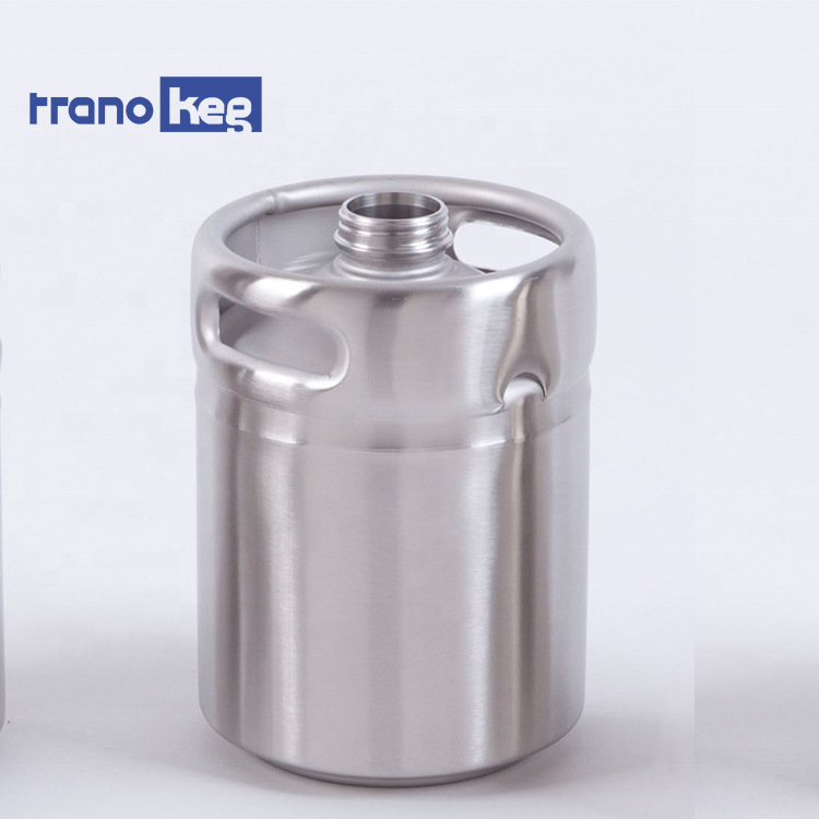 fûts de bière amovibles en acier inoxydable pour brassage maison, bouteilles de 2 L, mini growler 6